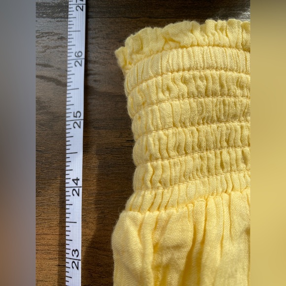 Free People Feelin Fancy Strapless Cotton Romper - Picture 7 of 9